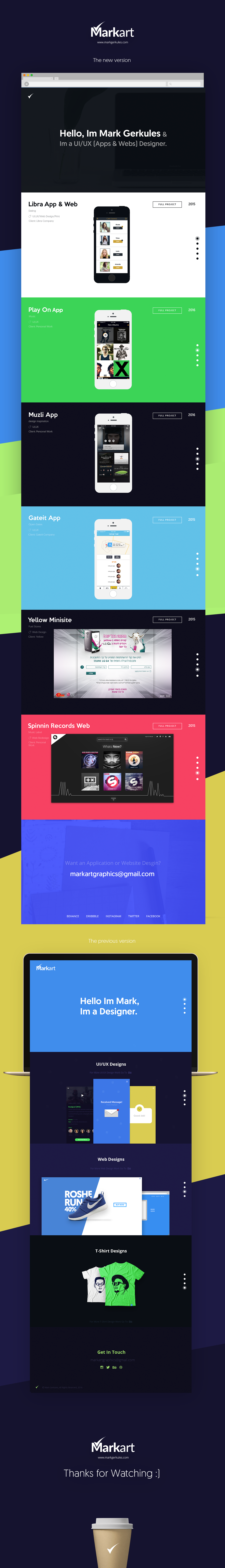 Entry 97977 in Personal Web Design by Markart