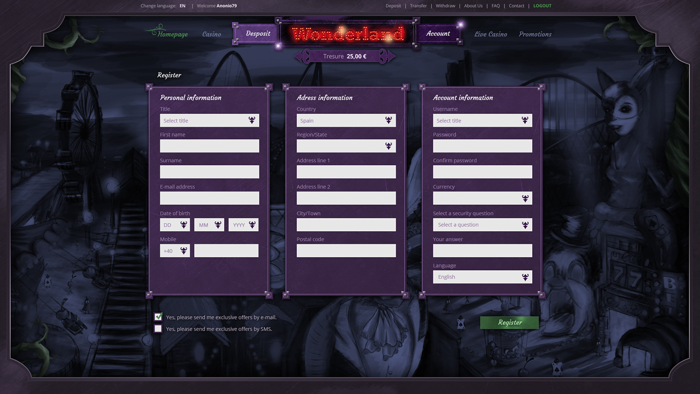 Entry 161590 in Wonderland Casino - 2014 by Eduarth, Alexandru Schmidt