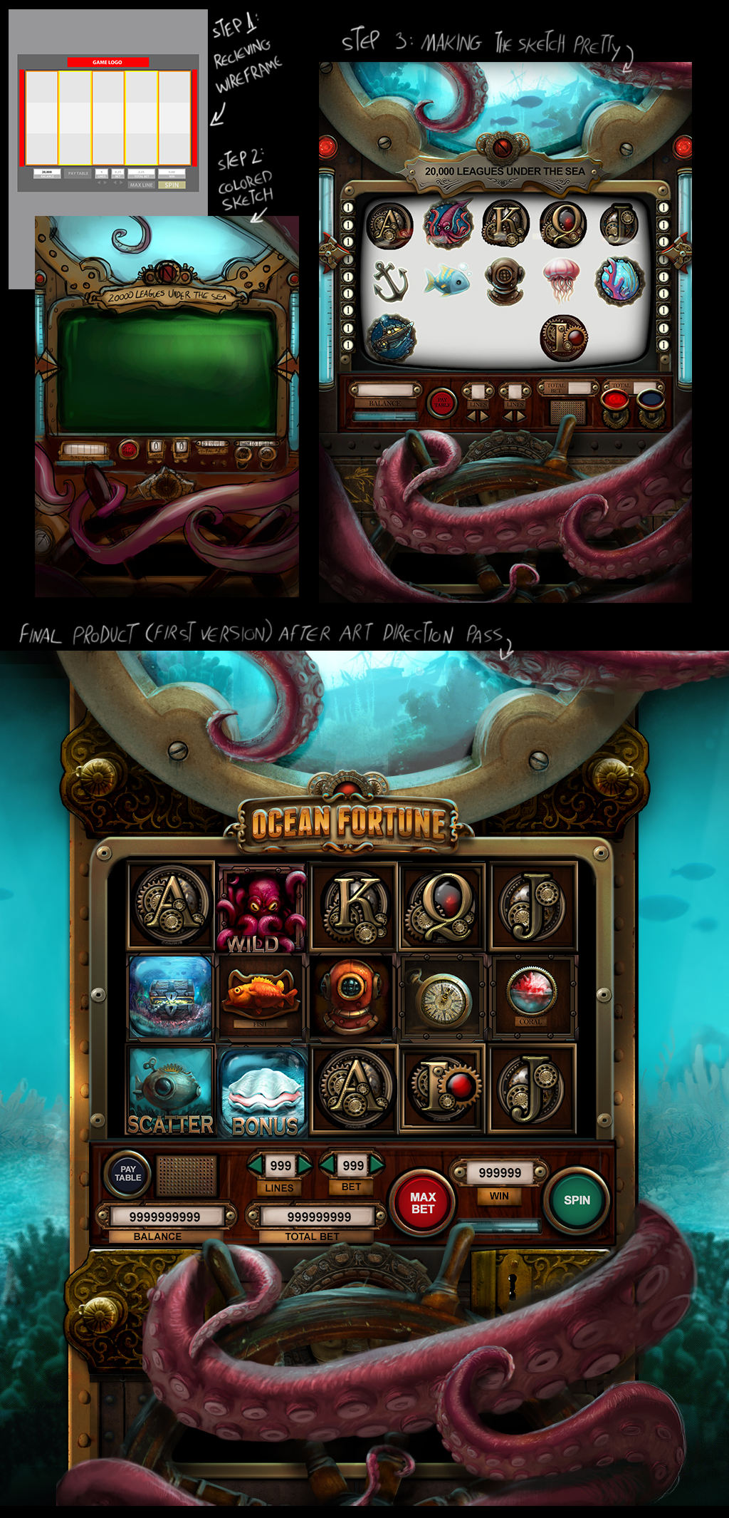 Entry 125563 in Ocean fortune slot by גלית וייסברג