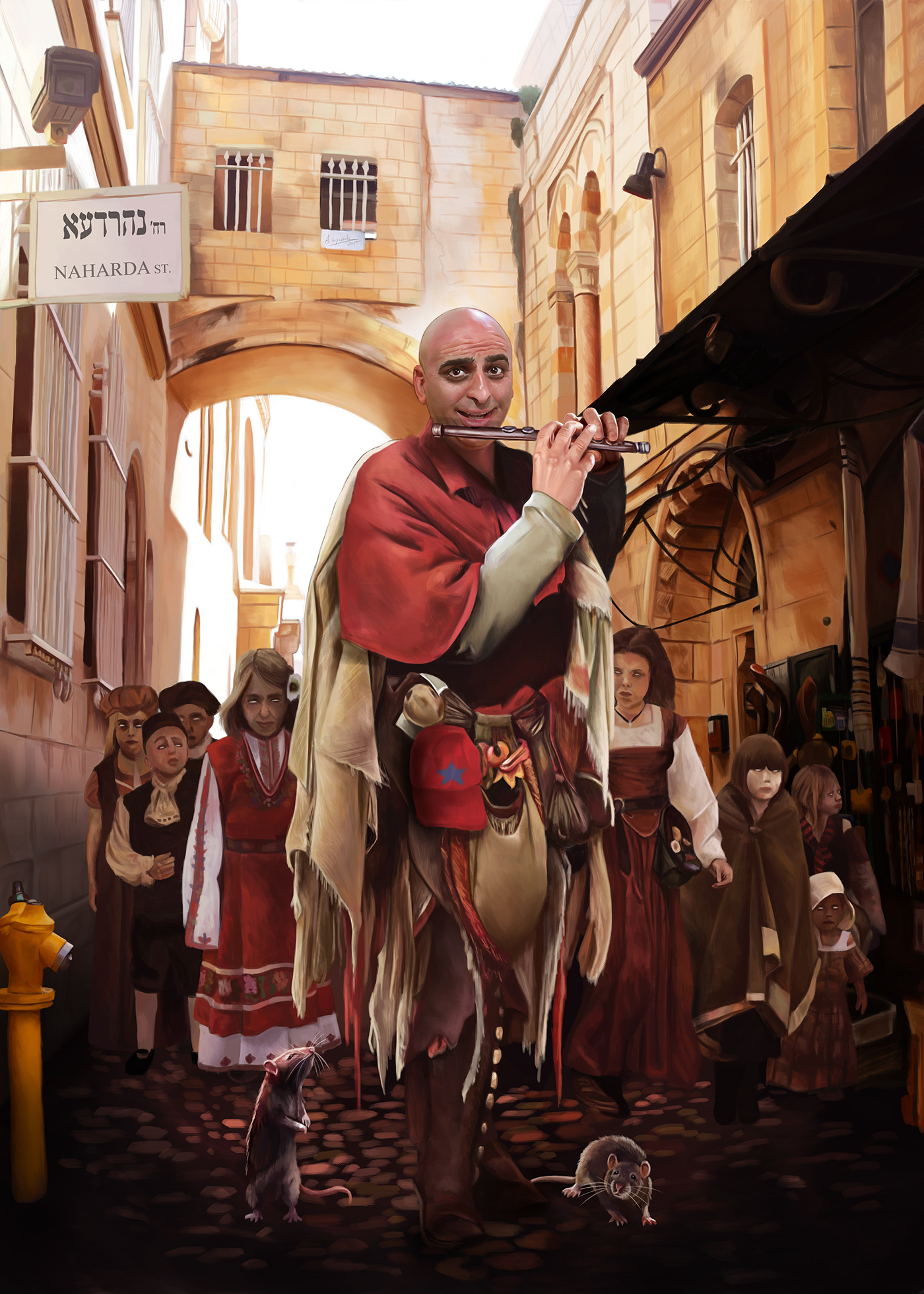 Entry 244409 in The Celebrities Saloon by Aviad Sajevitch Art & Illustrations