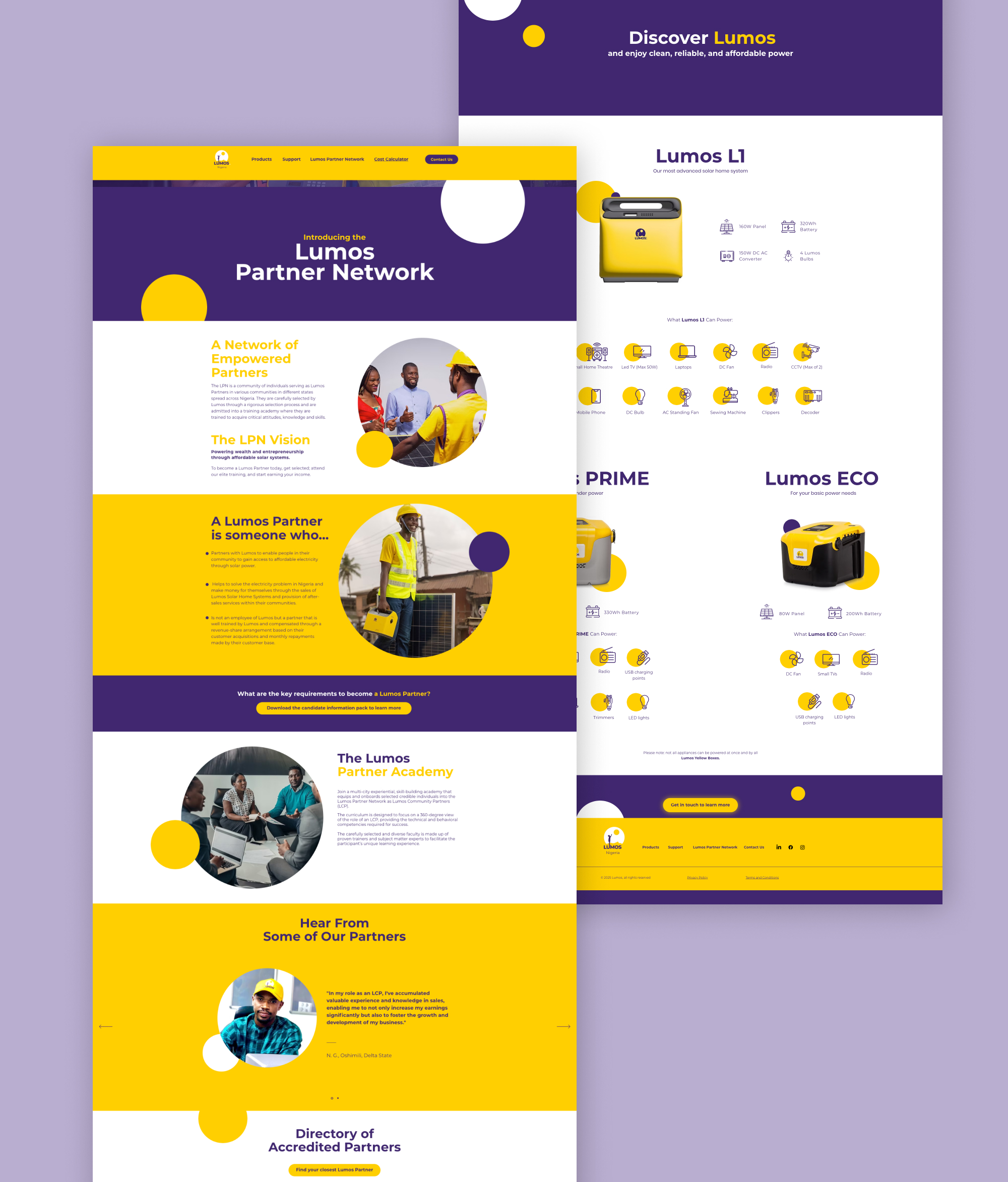 Entry 343459 in Website Design - Lumos by Manz