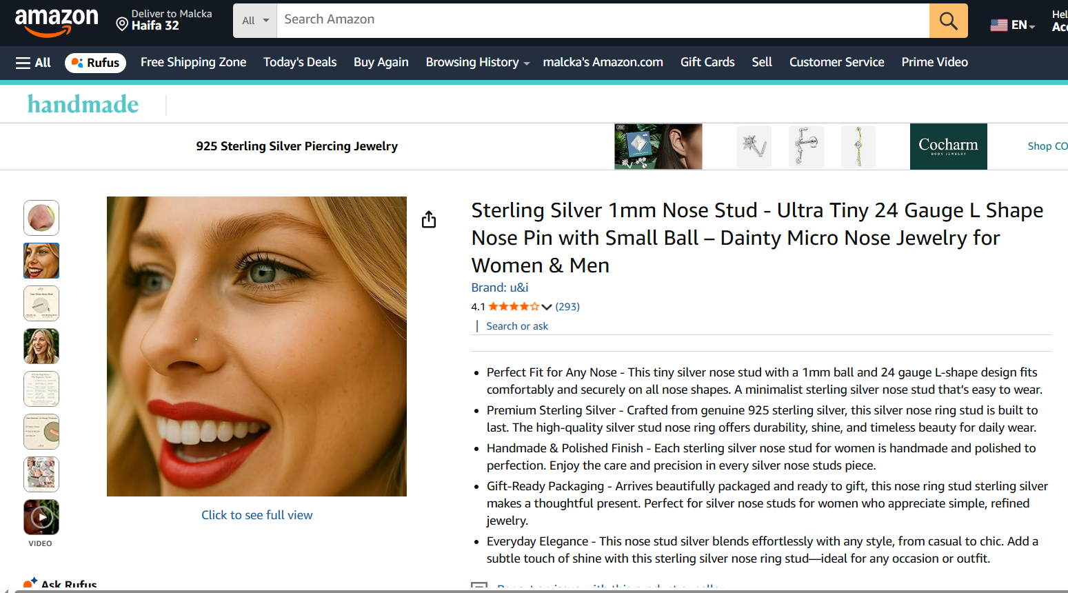 Entry 339181 in Amazon Store by ROZA