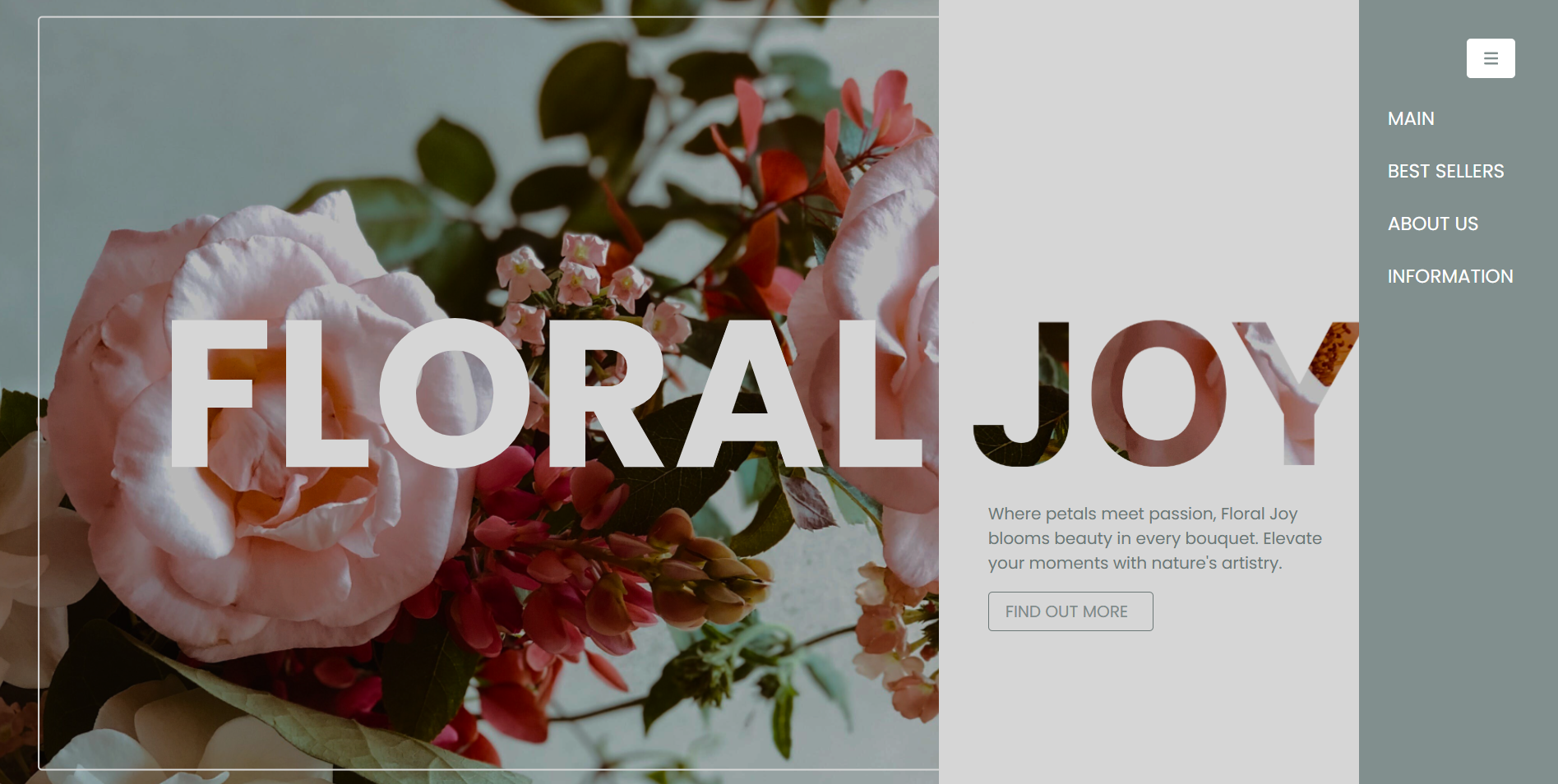 Entry 301666 in Floral Joy landing page by Alisa Zilberman