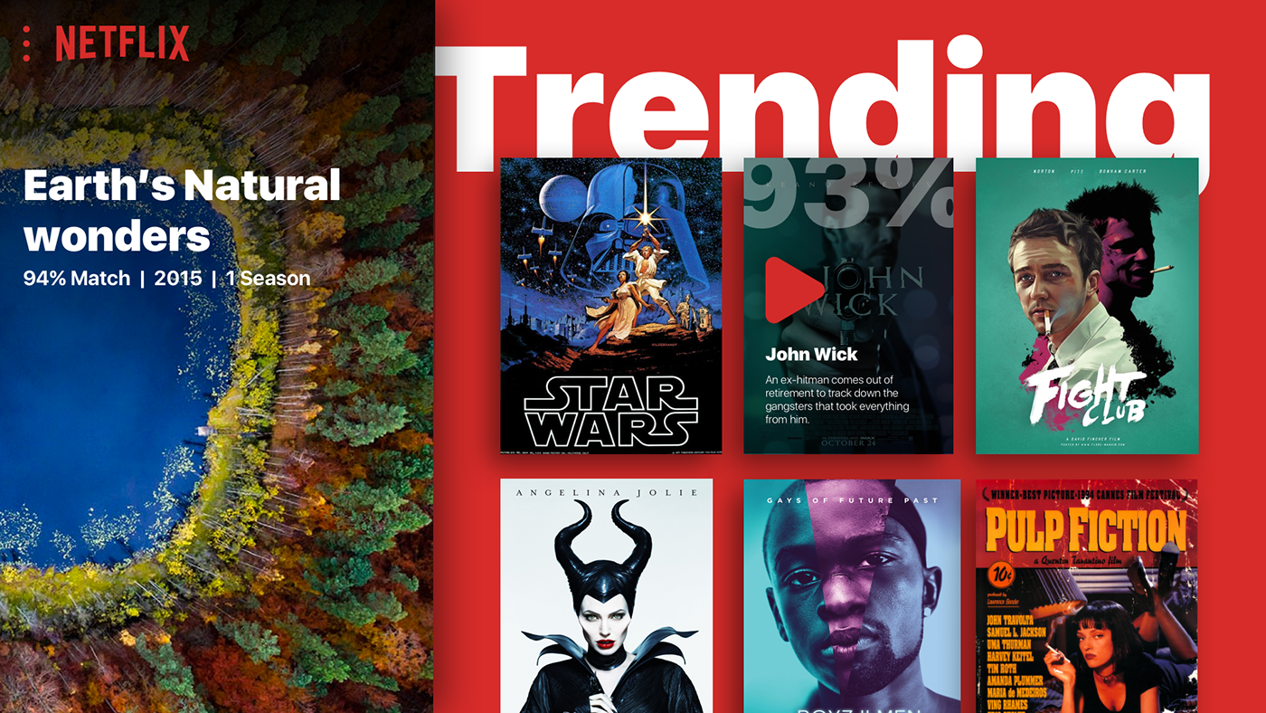 Entry 121717 in Netflix app redesign concept by Reut Alon
