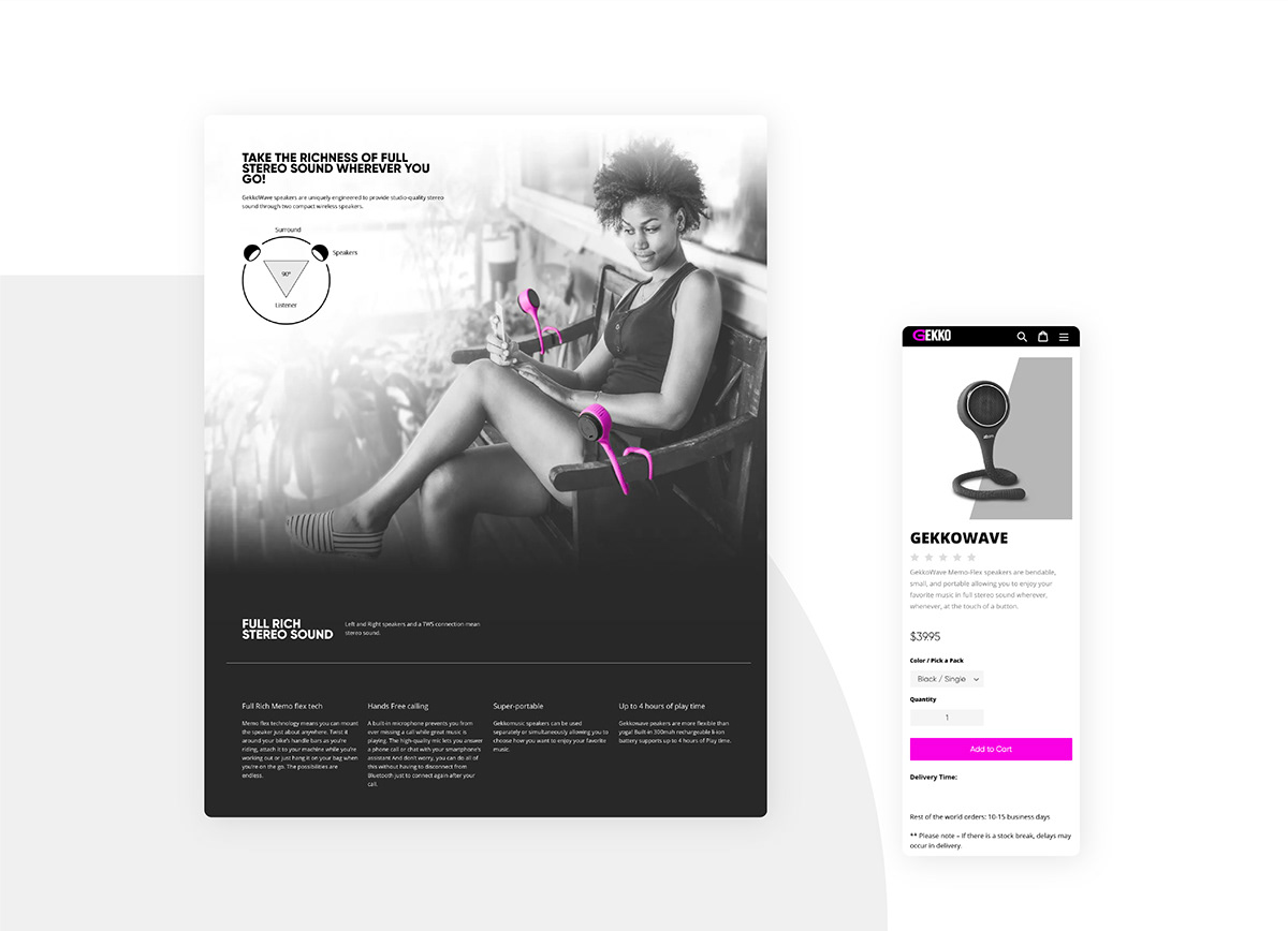 Entry 213993 in &quot;Gekko&quot; Web Design and Development - https://gekkopod.com by Gilad Cohen | Freelancer