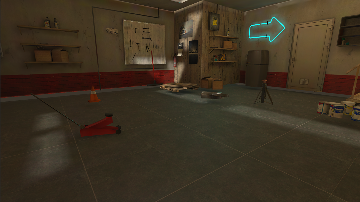 Entry 133742 in Garage Interior - 3D Mobile Game by Tala Barghouthi