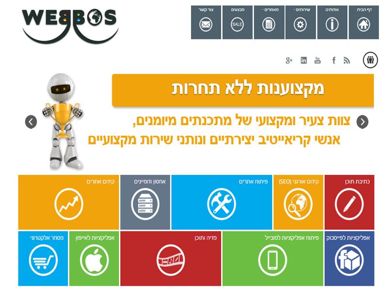 Entry 50744 in Portfolio by Webbos פתרונות אינטרנט מתקדמים