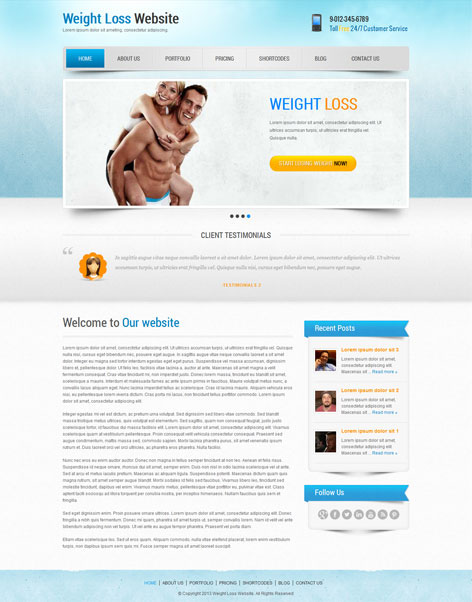 Entry 182451 in Fitt - Health WordPress them by SKT Themes