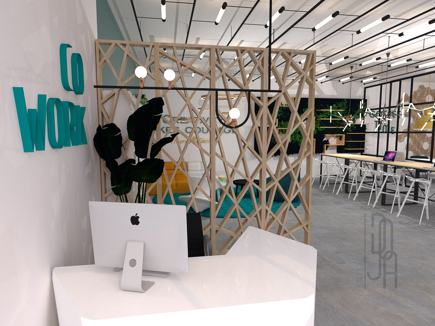 Entry 188052 in Office Coworking by Doja Studio Interior Design