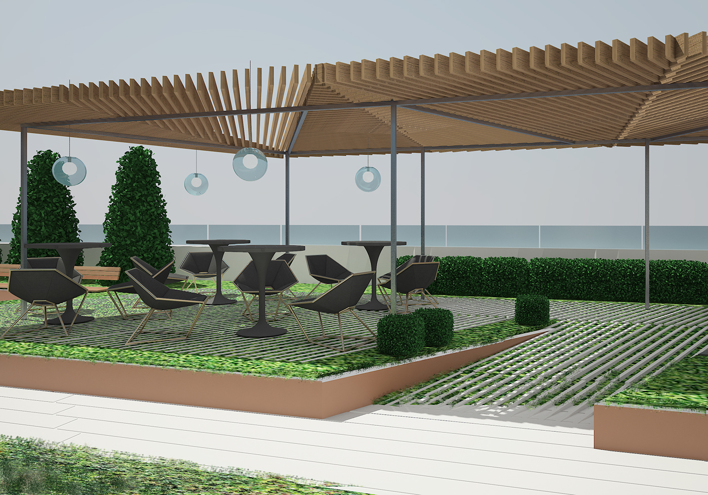 Entry 91506 in The lobby and garden of &quot;Ingria tower&quot; by Alexandra Vilenskaya