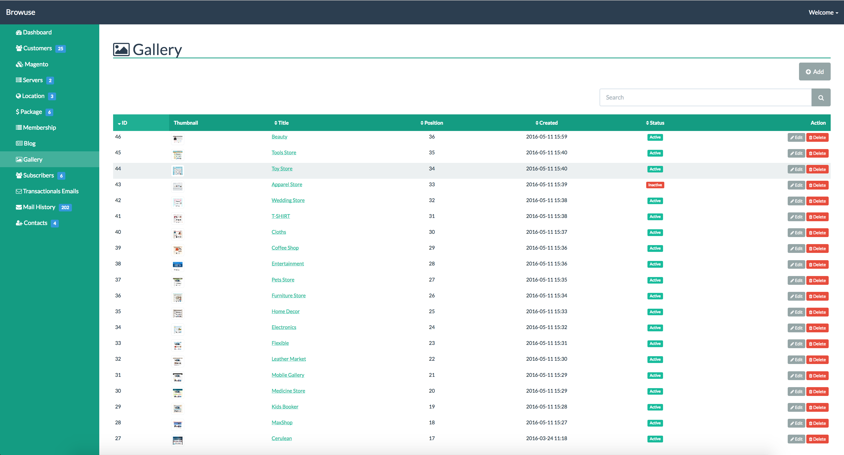 Entry 105727 in Browuse Admin Management by Delia Soft Sp. z o.o.