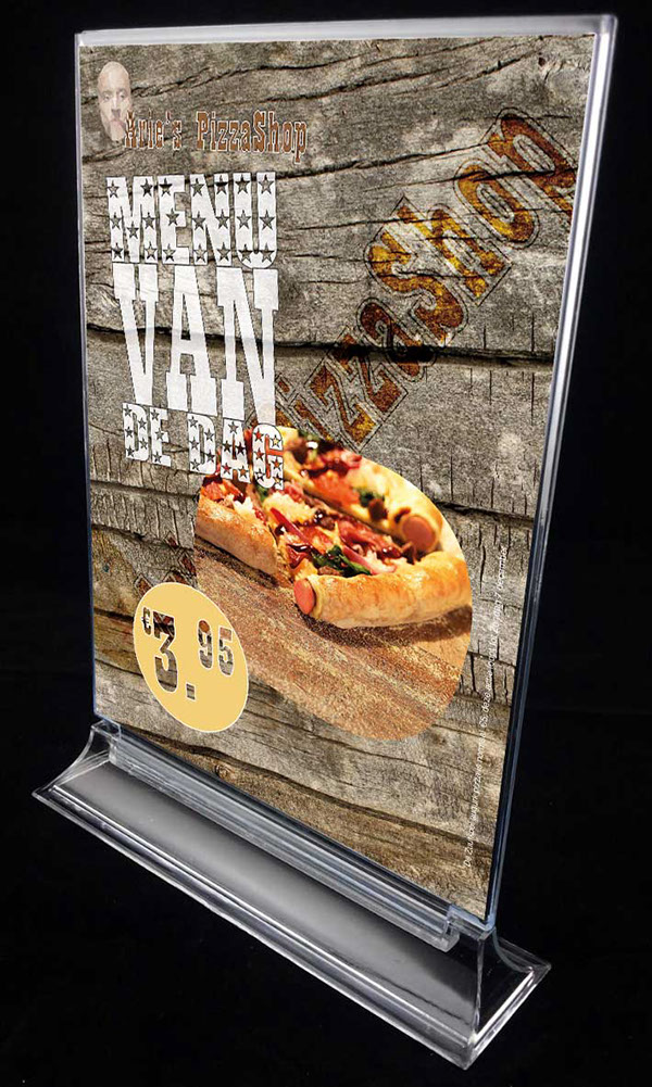 Entry 90244 in Menu Card: Arie&#39;s PizzaShop by Dutch Lion Amsterdam