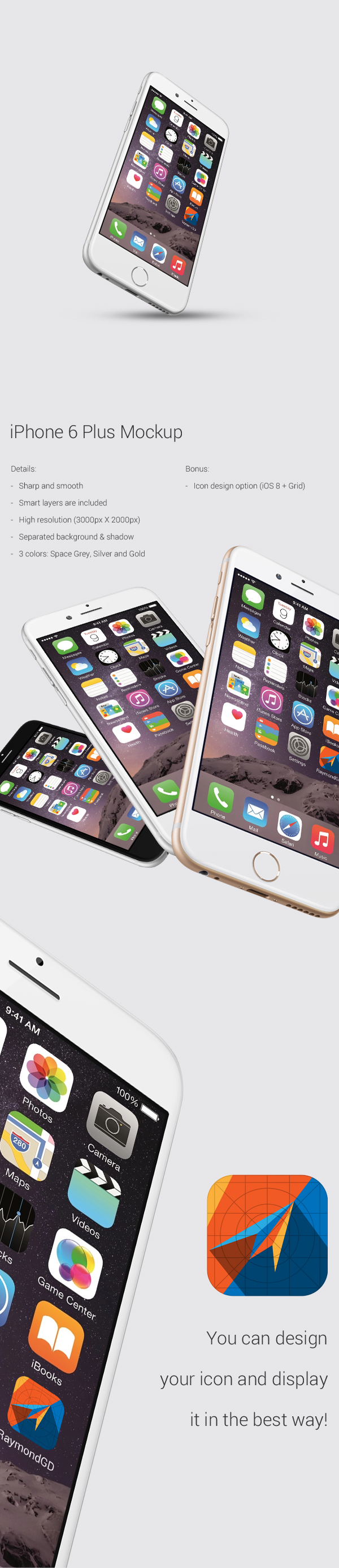 Entry 188136 in iPhone 6 Plus - Free Mockup by ריימונד