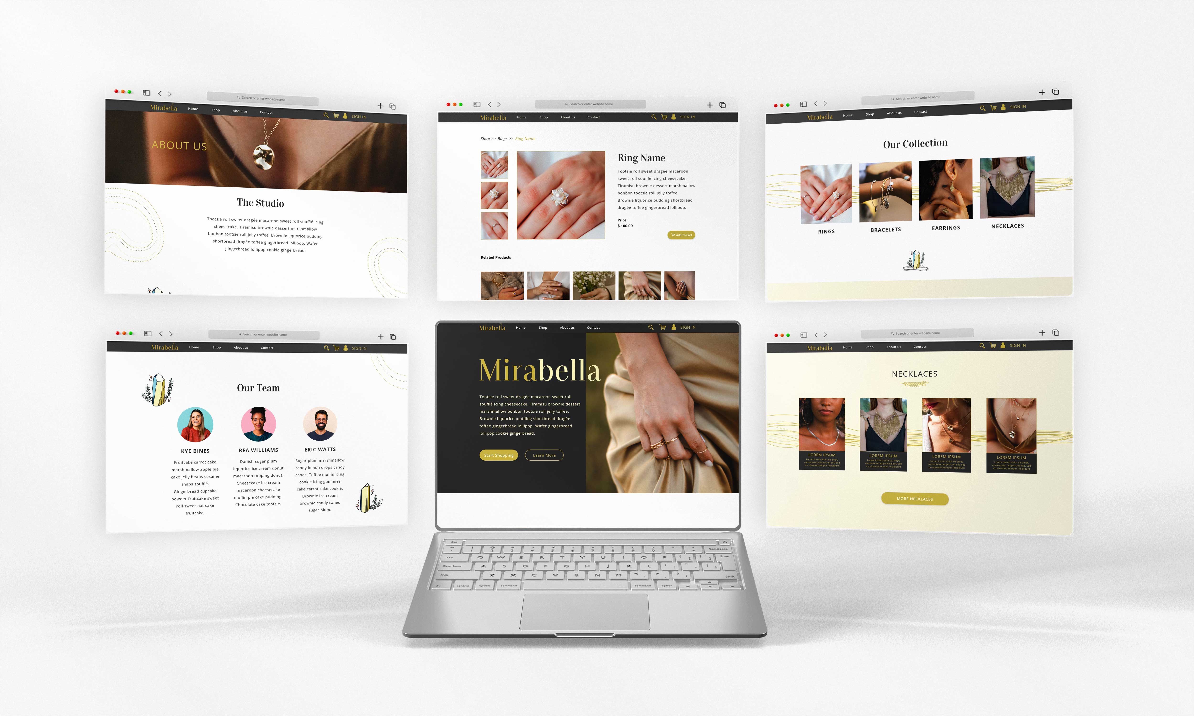 Entry 268273 in Ecommerce website design by Linushka Design