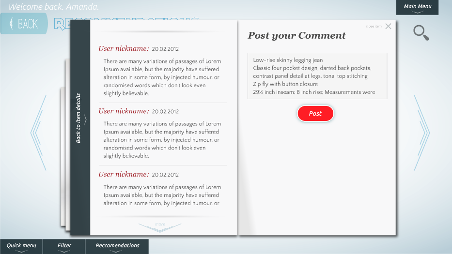 Entry 134471 in UI,UX,NUI design for Kinect, Ipad Clients by Johnatan Ivan Alperson