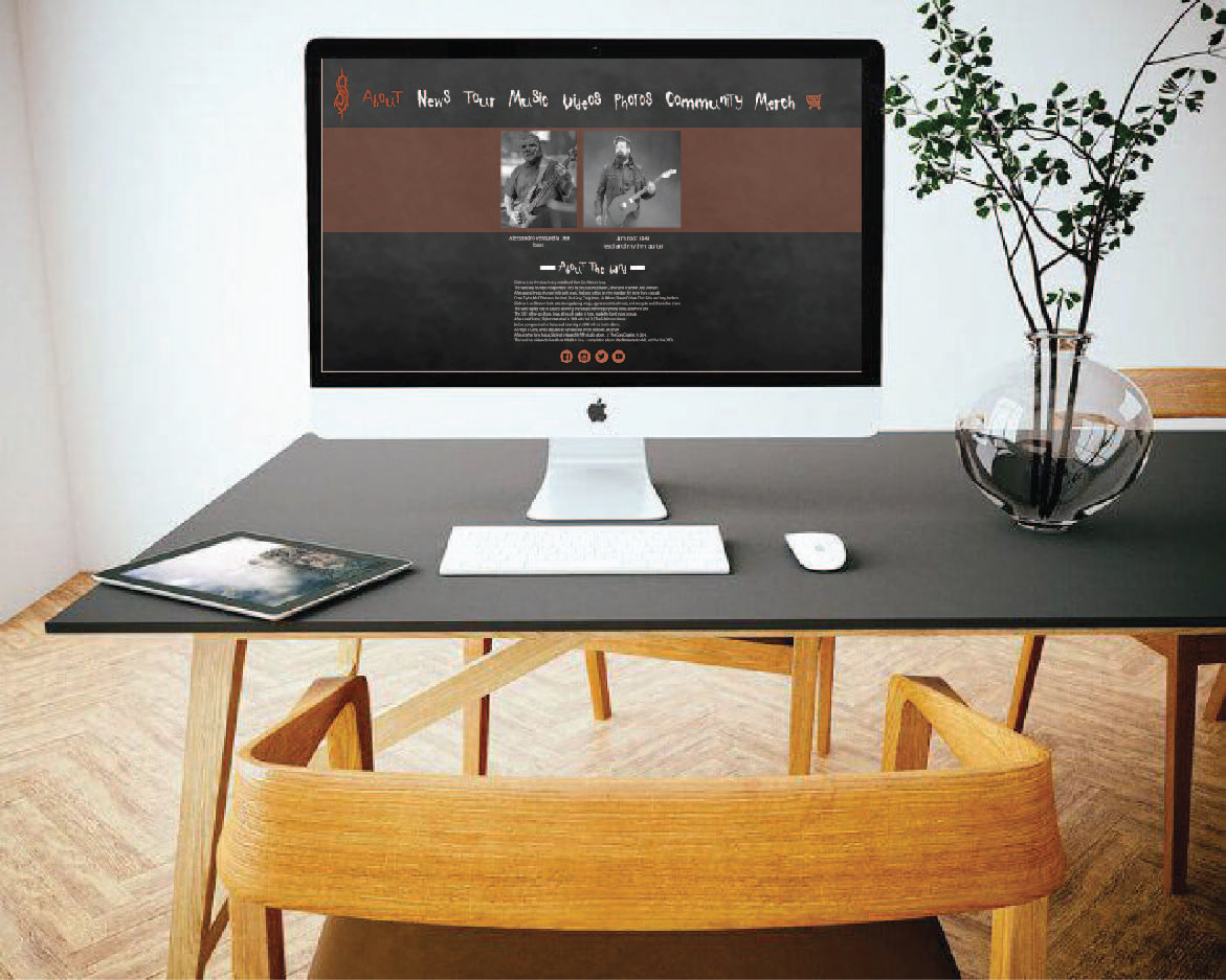 Entry 218571 in Slipknot new website design - web mode by Sarit Graphic Design