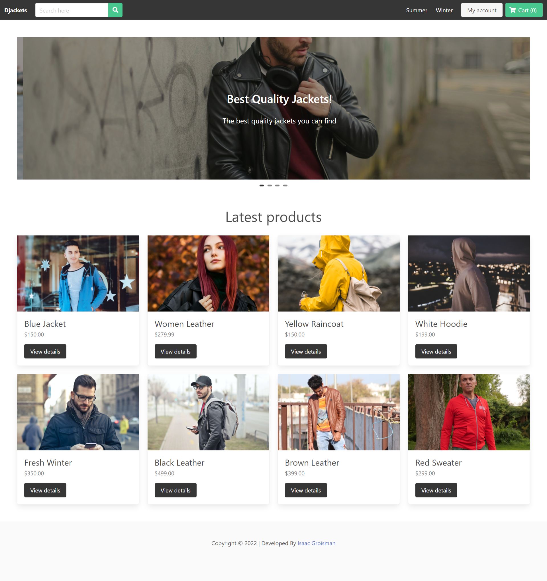 Entry 335191 in Django Djackets by Isaac Groisman