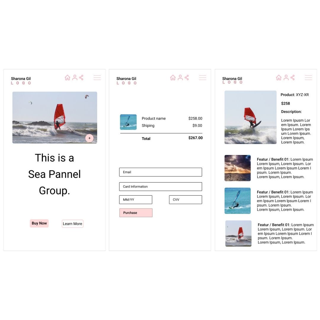 Entry 338467 in UX/UI-Figma by שרונה מאפיינת ומעצבת לדיגיטל - UX/UI Designer