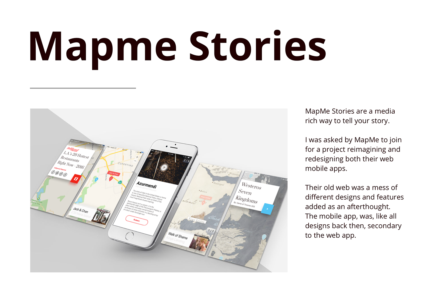 Entry 157500 in MapMe Mobile Redesign by AR