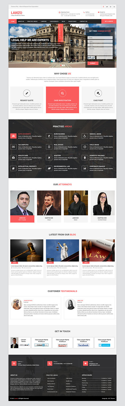 Entry 182552 in Lawzo - Lawyer WordPress Theme by SKT Themes