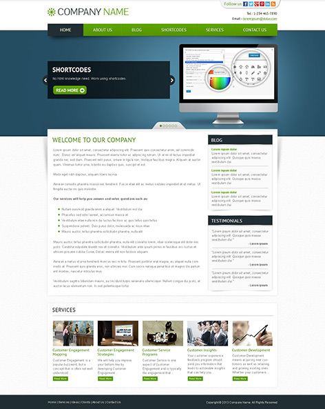 Entry 182415 in Bizness Lite by SKT Themes