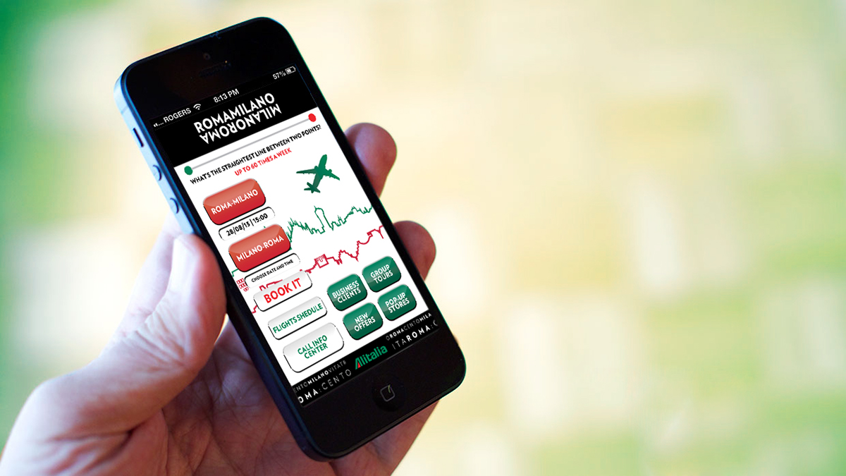 Entry 85268 in ROMAMILANO | Alitalia by 28/8 Design