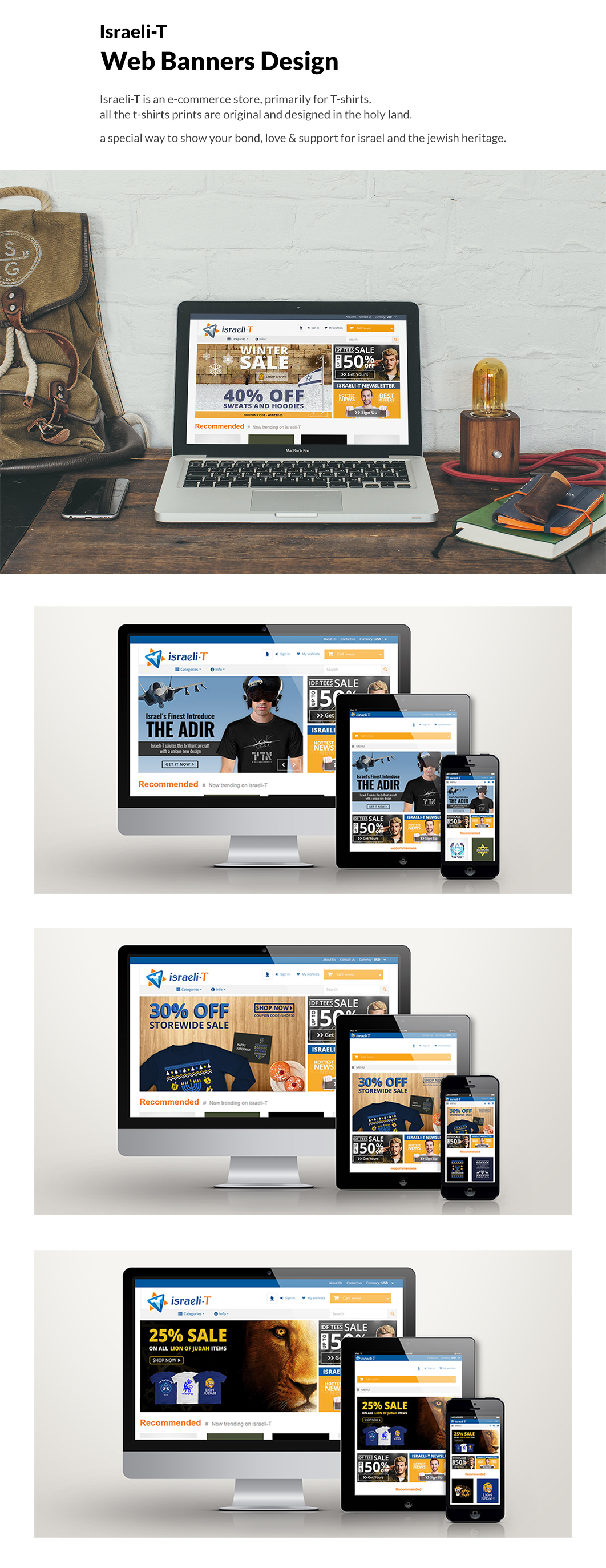 Entry 119024 in Web Banners Design by Moran Levy