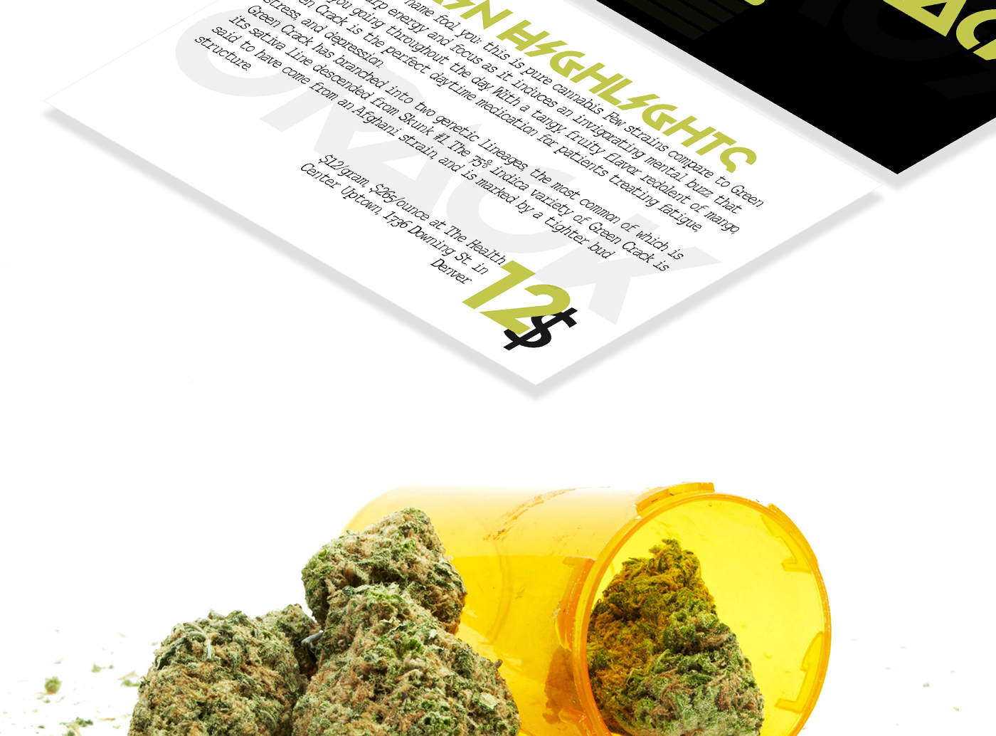 Entry 102728 in Print - The Grase - Medical Strains Catalog by UX&UI Designer