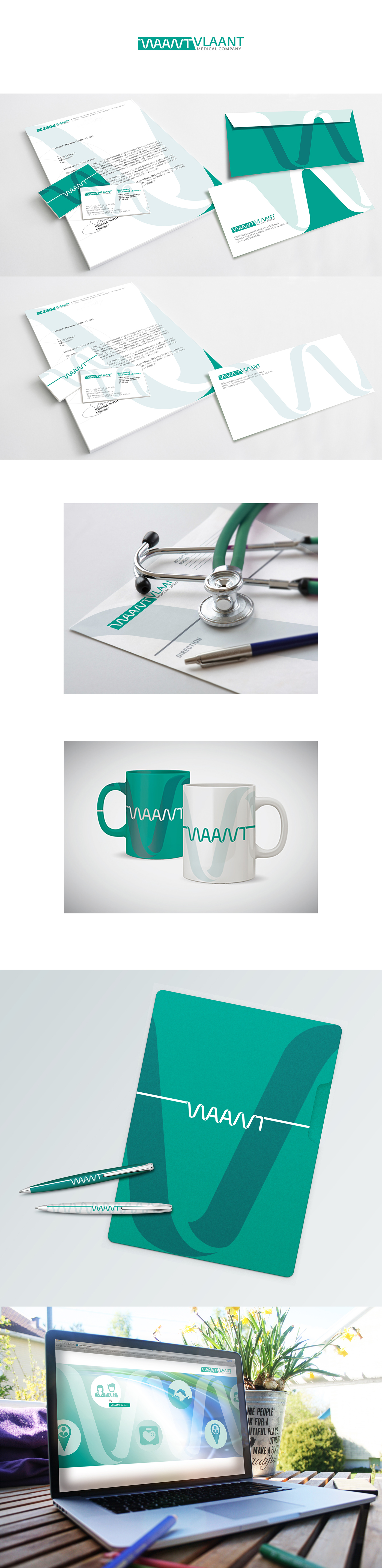 Entry 144531 in Corporate Identity for VLAANT Medical equipment by Sergey Baitelman