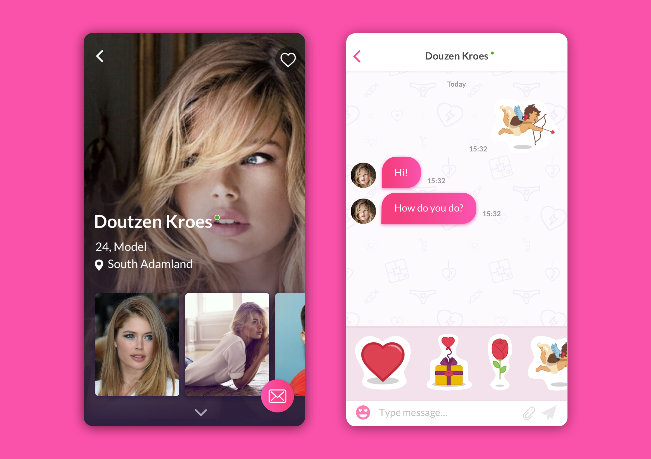 Entry 133943 in Dating App Concept by Cleveroad US