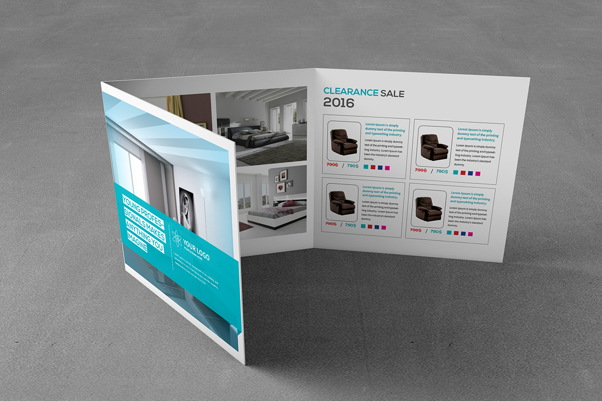 Entry 143312 in Furniture Square Trifold Brochure by Haweya company