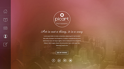 Entry 182625 in PicArt Photographer WordPress Theme by SKT Themes