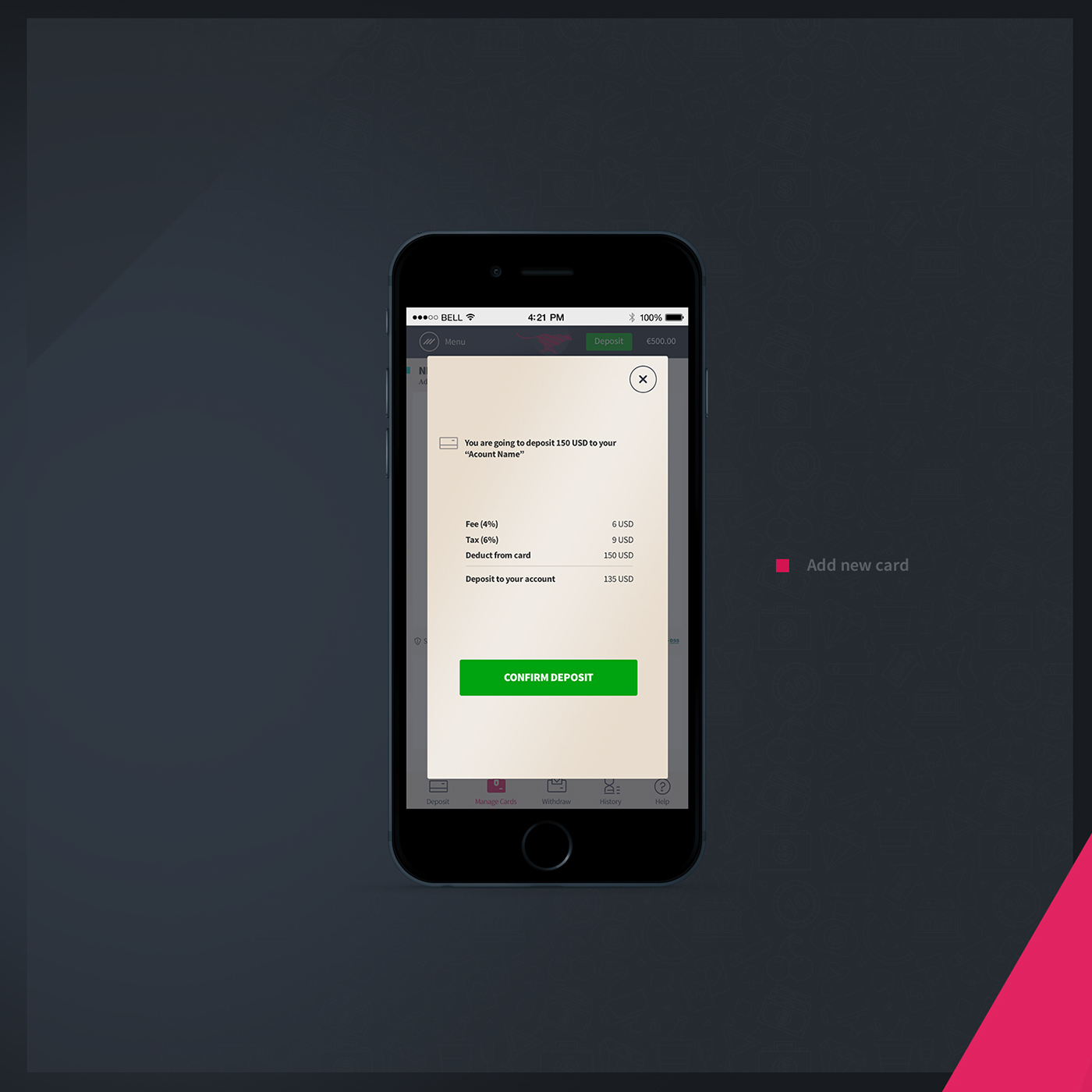 Entry 161568 in ReactCasino Mobile Project for Jetbull by Eduarth, Alexandru Schmidt