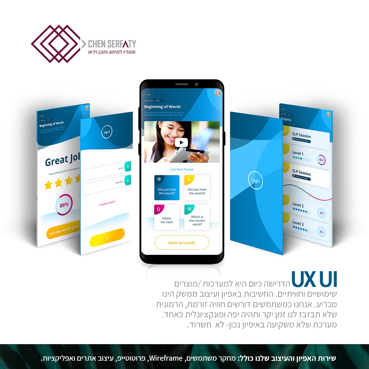 Entry 218291 in Portfolio by חן צרפתי- סטודיו למיתוג, UXUI ותוכן וידאו