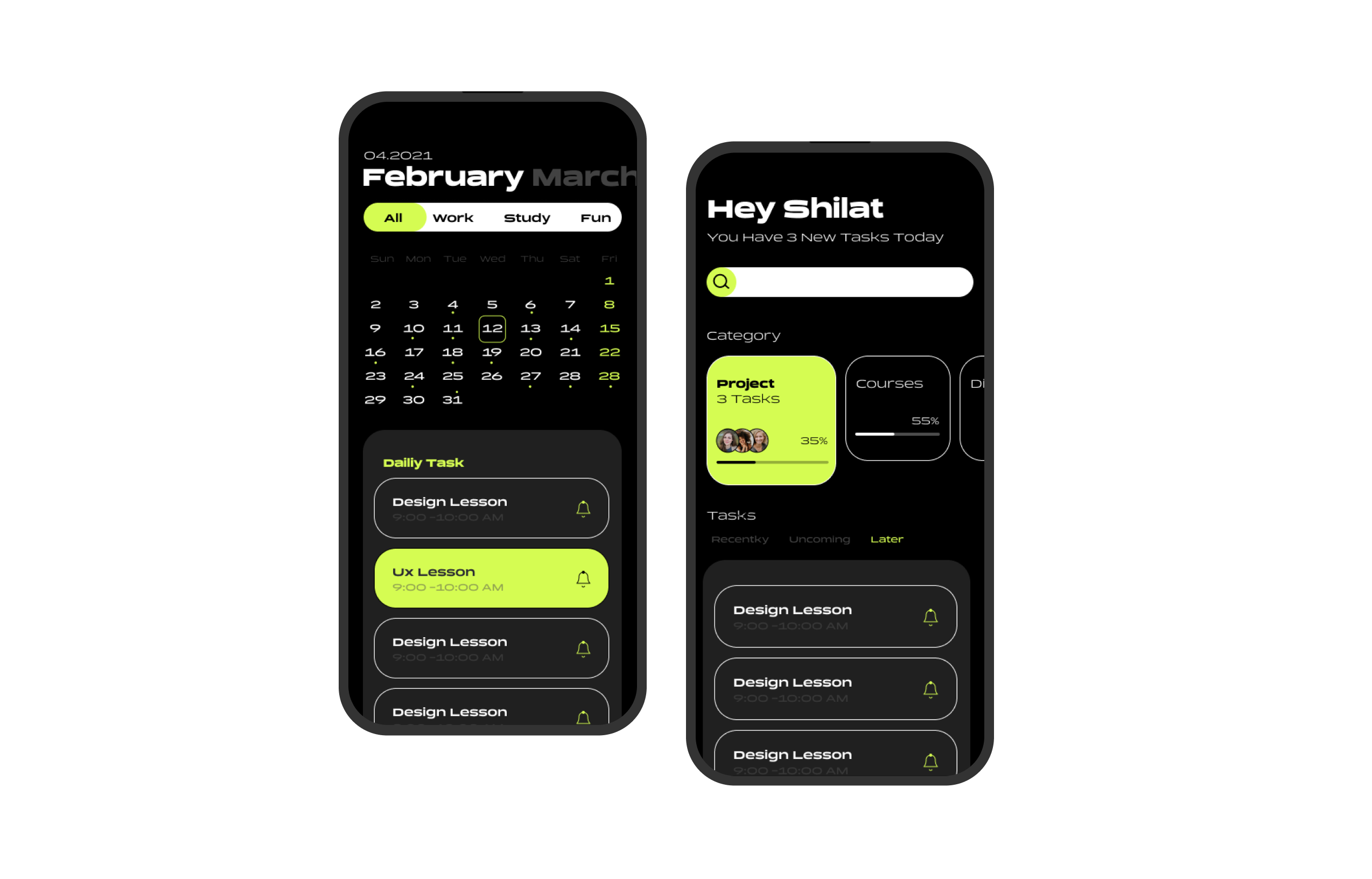 Entry 278940 in ui ux calendar by SHIALT STUDIO
