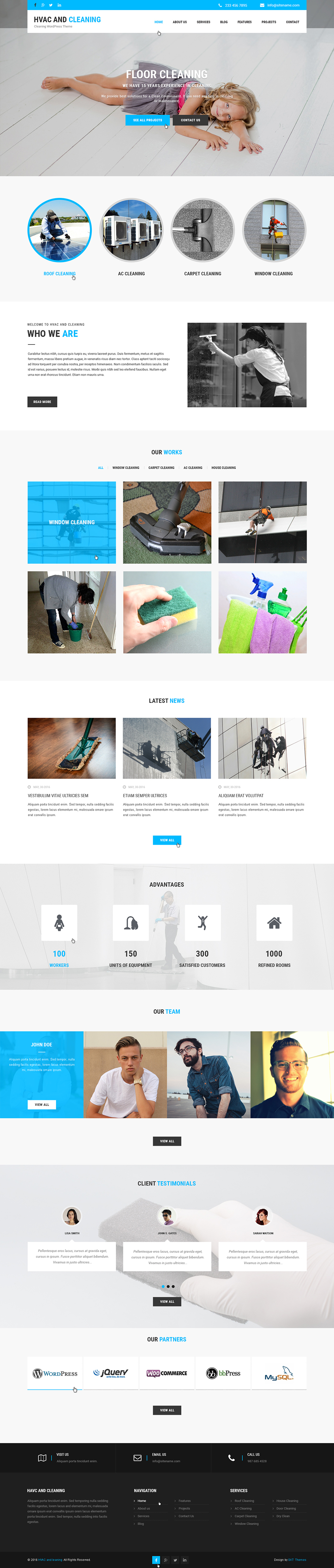 Entry 182283 in HVAC WordPress theme by SKT Themes