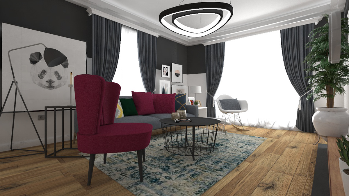 Entry 192951 in Living room interior design by MladMa