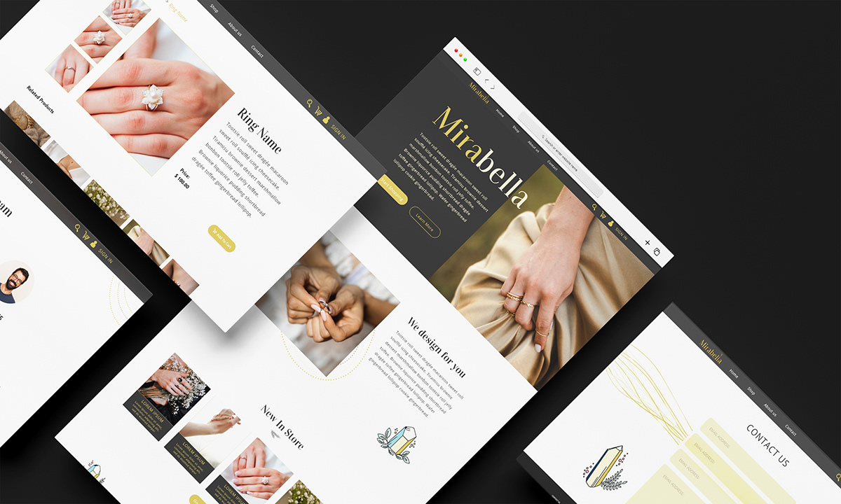 Entry 268197 in Ecommerce website design by Linushka Design