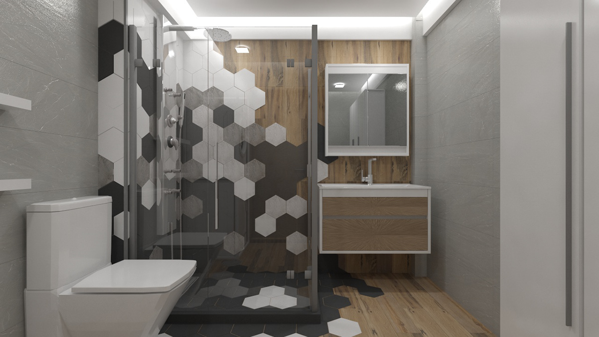 Entry 192956 in Bathroom interior design by MladMa