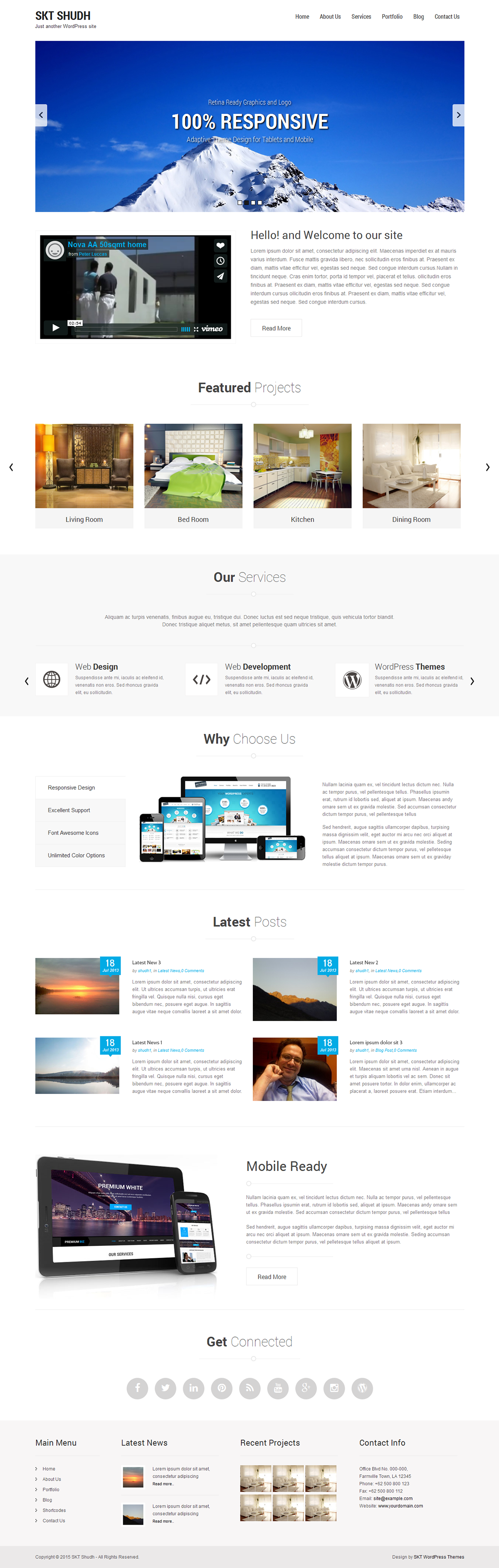 Entry 182587 in Minimal WordPress Theme by SKT Themes