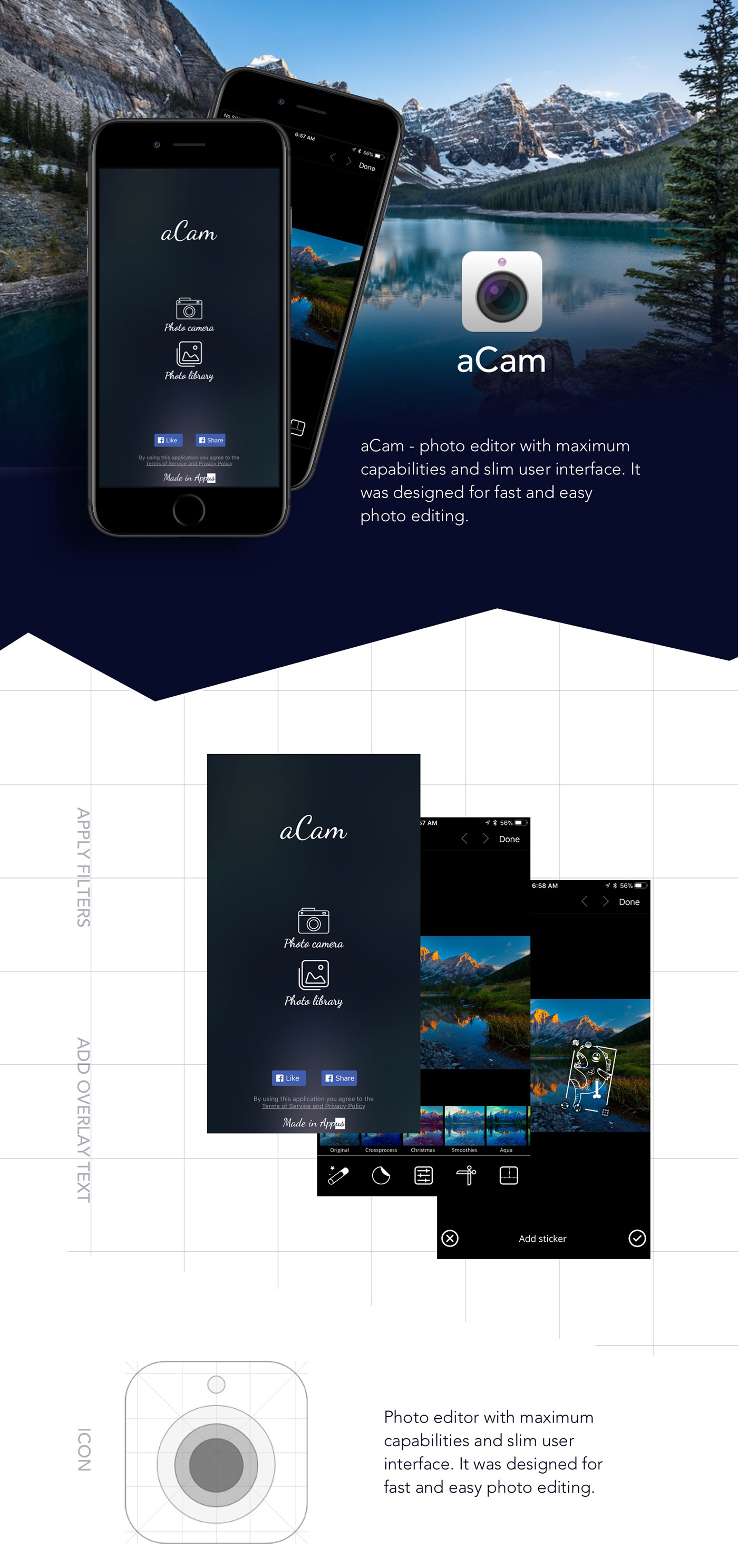 Entry 207341 in aCam - Photo editing app by Appus Studio LP