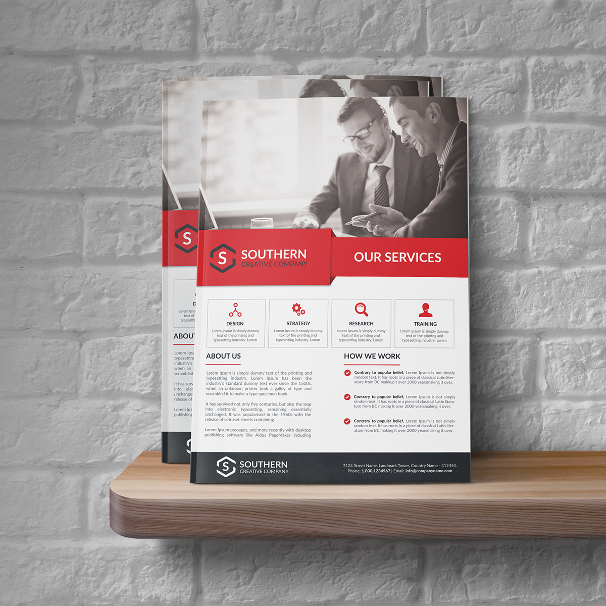 Entry 143309 in Clean Multipurpose Business Flyer by Haweya company