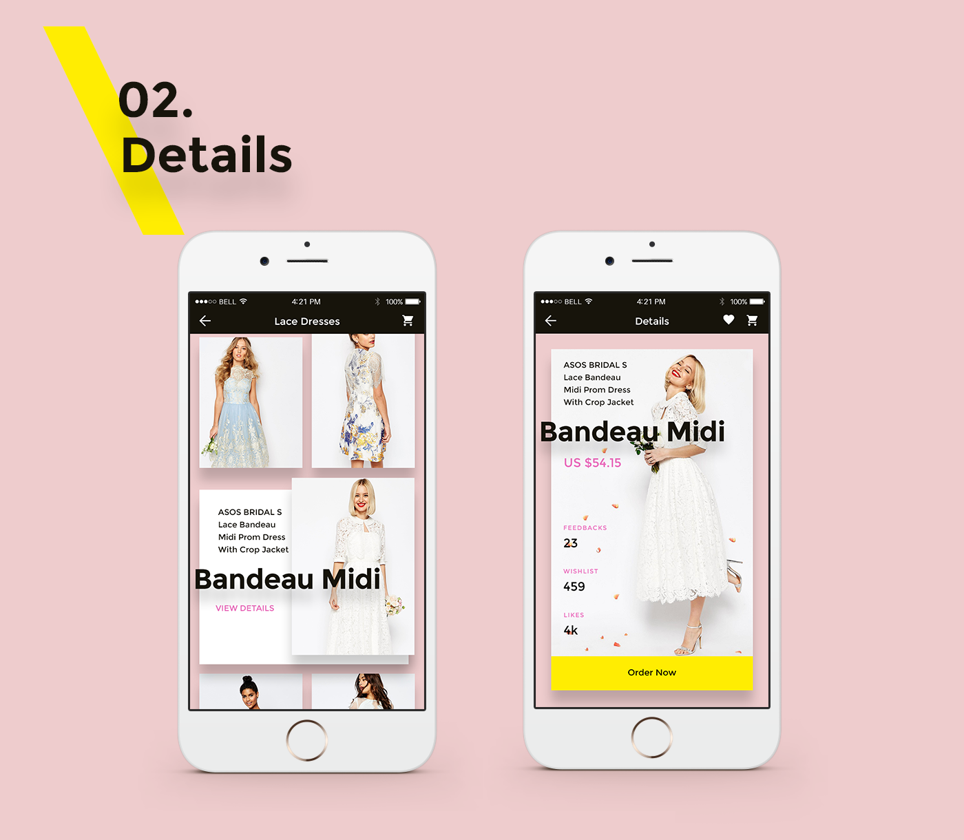 Entry 80797 in Re/dress. E-commerce mobile app for dress lovers by SteelKiwi Inc.