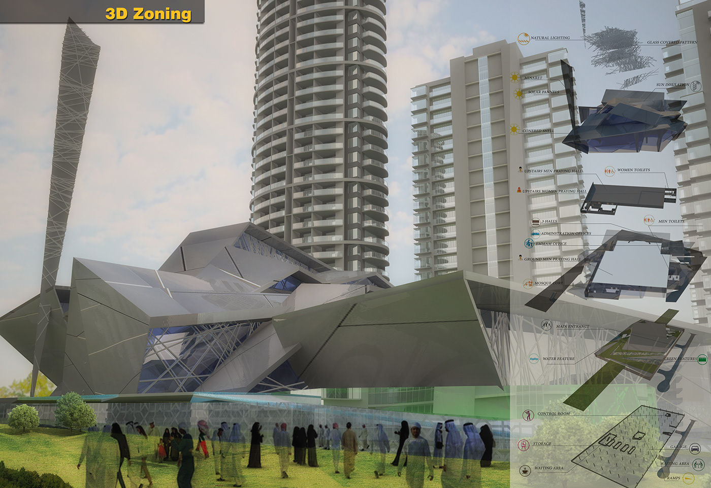 Entry 184930 in Iconic Mosque In Dubai (Proposal 2) by Freelancer