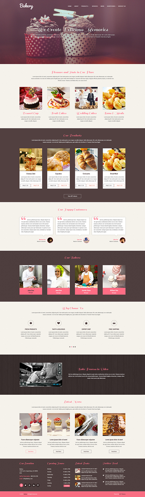 Entry 182615 in We Bake Theme by SKT Themes