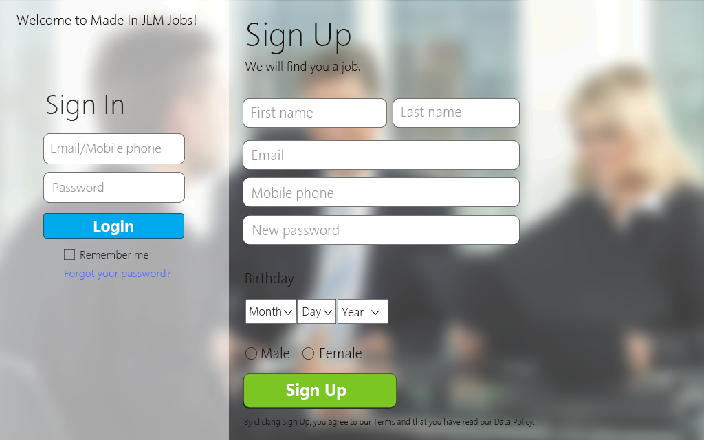 Entry 104165 in Web Design: JLM Jobs by DC Design compeny