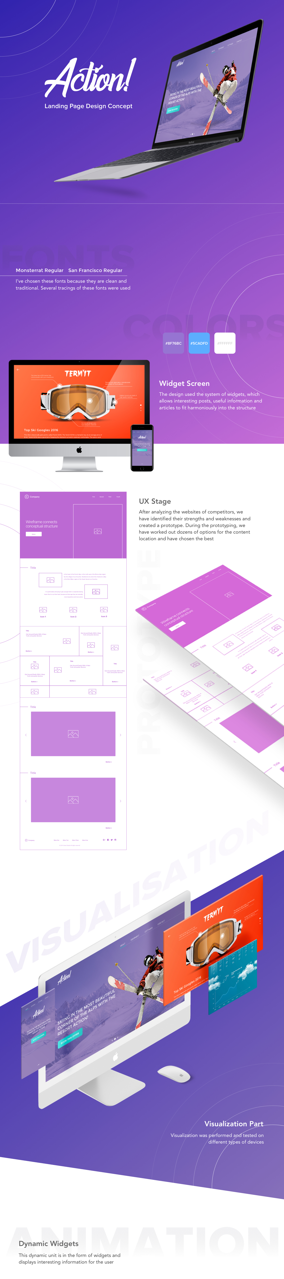 Entry 134175 in Ski Resort Landing Page by Cleveroad US