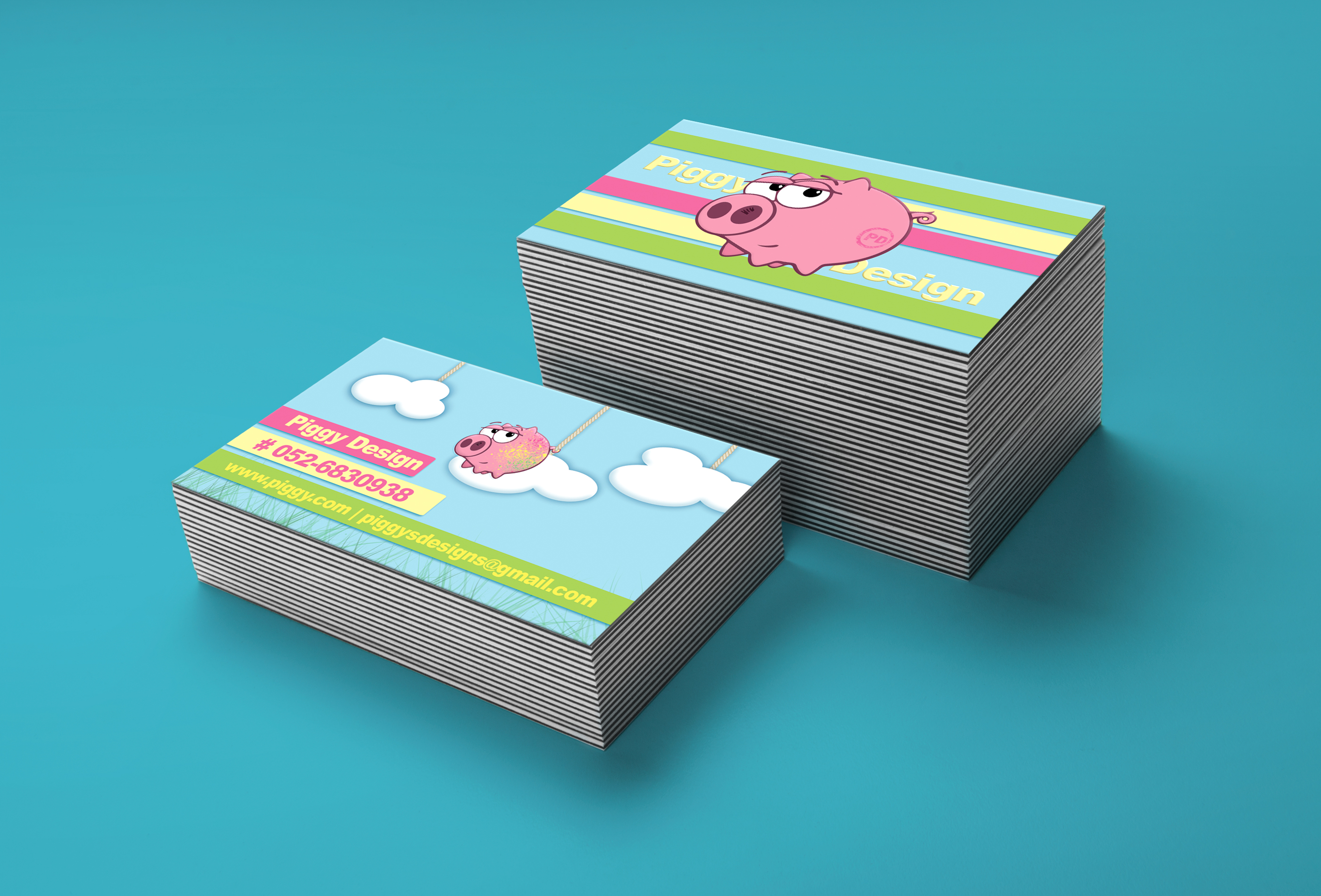 Entry 104634 in כרטיסי ביקור by אדל - Piggy designs