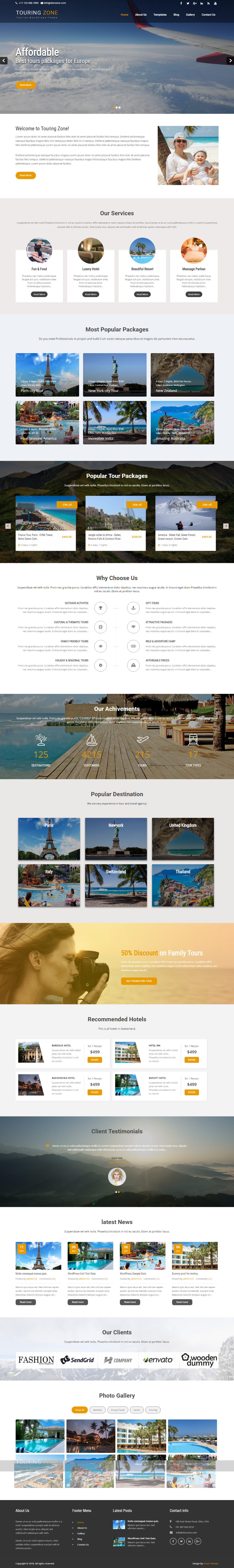 Entry 182699 in Touring Zone by Grace Themes