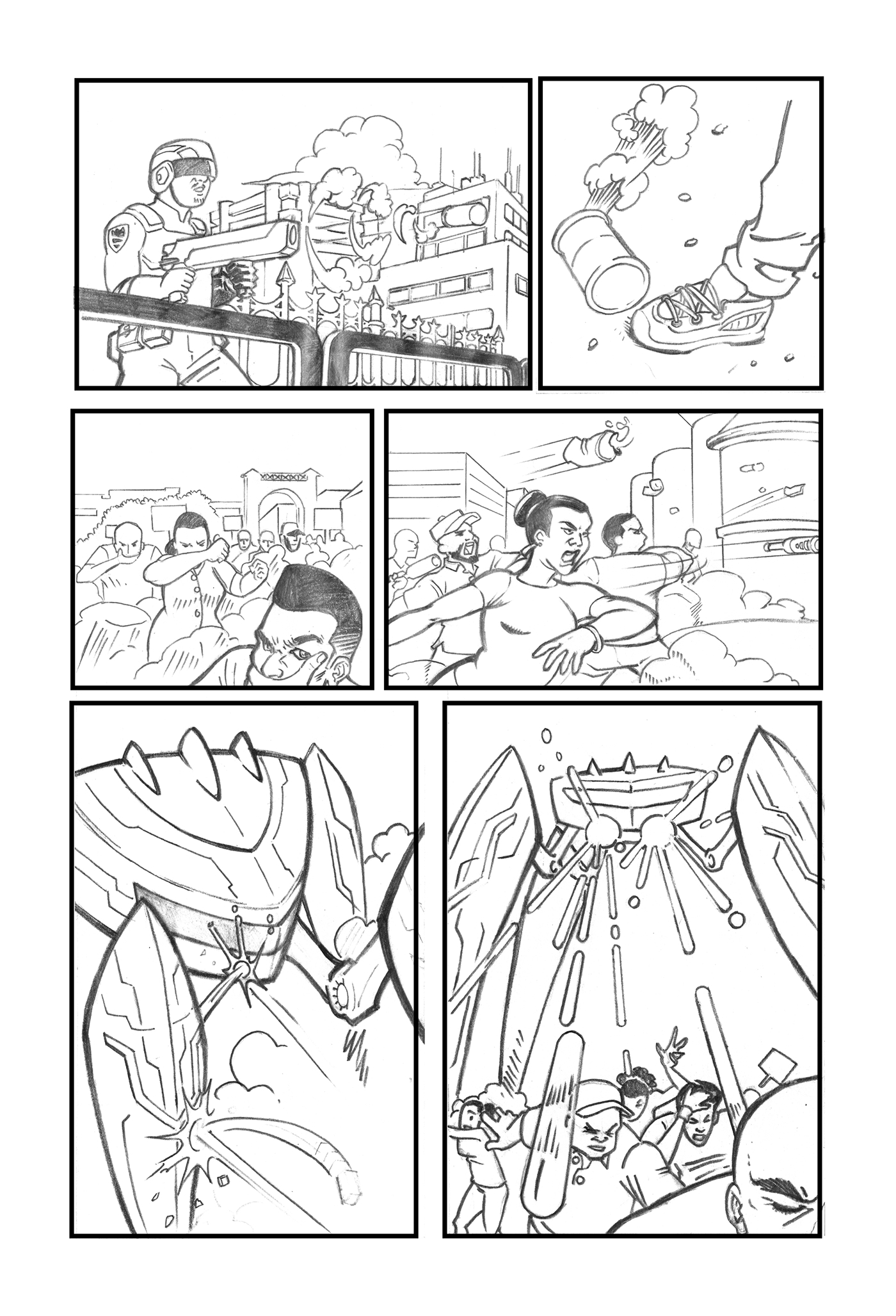 Entry 220338 in Comic Pencilling (Upcoming Title) by Jason Haynes
